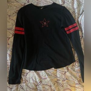 Small vintage long sleeve womens Hurley top